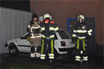 Brandweer naar Oefencentrum Wijster